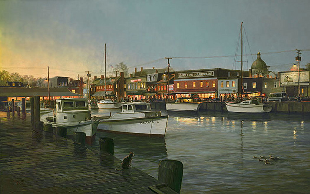 Annapolis at Twilight / remarqued (Paul McGehee)